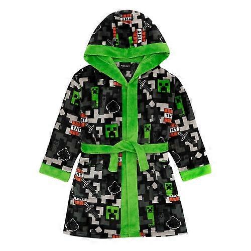 Minecraft Boys Creeper TNT Dressing Gown