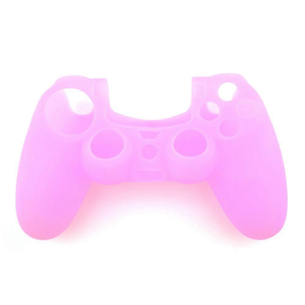 Pink Silicone Case Protective Cover for PS4 Controller Seamless Gaming Comfort