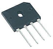 GBU Bridge Rectifier 4A 50V  Current Low Forward Voltage ThroughHole Mounting
