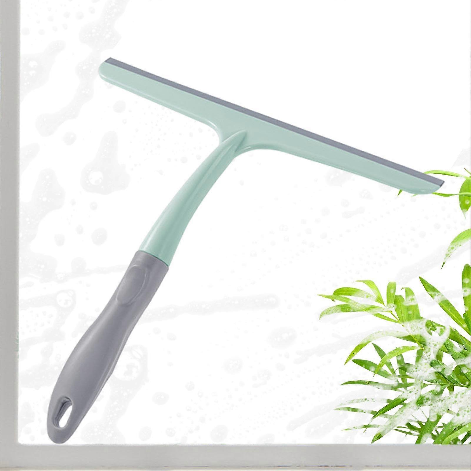 Adjustable Shower Squeegee with NonSlip Handle, 24.5cm Soft Rubber Blade for Streak Windows