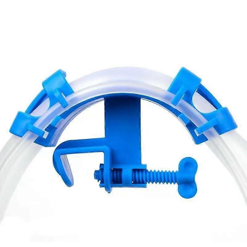 2pcs Aquarium Pipe Holder Adjustable Clamp for Fish Tank Filter Tubes Secure Mount Dual Pack