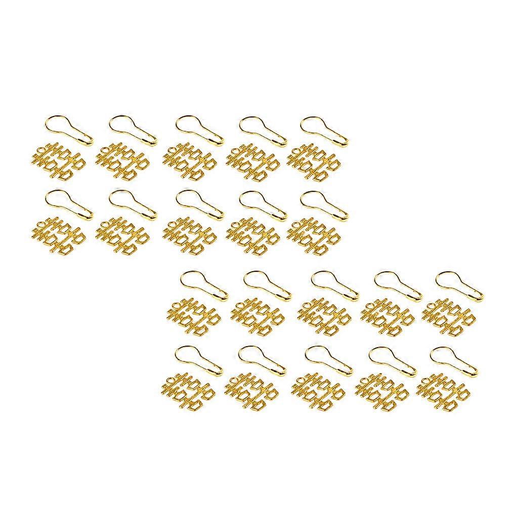 Golden Wedding Candy Box Xi Character Pendant for Decor 50Sets