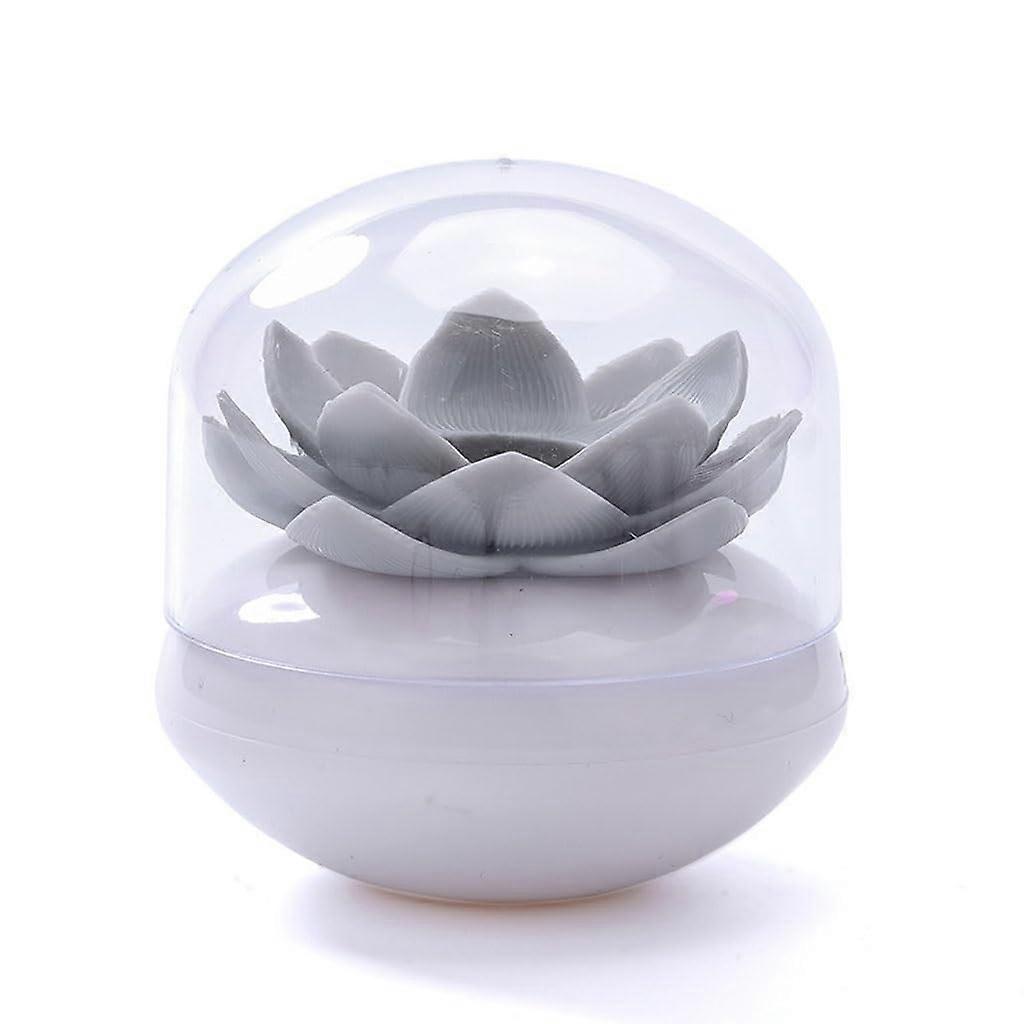 Toothpick Holder with Transparent Flower Pattern Lid, Reusable Toothpick Dispenser Box