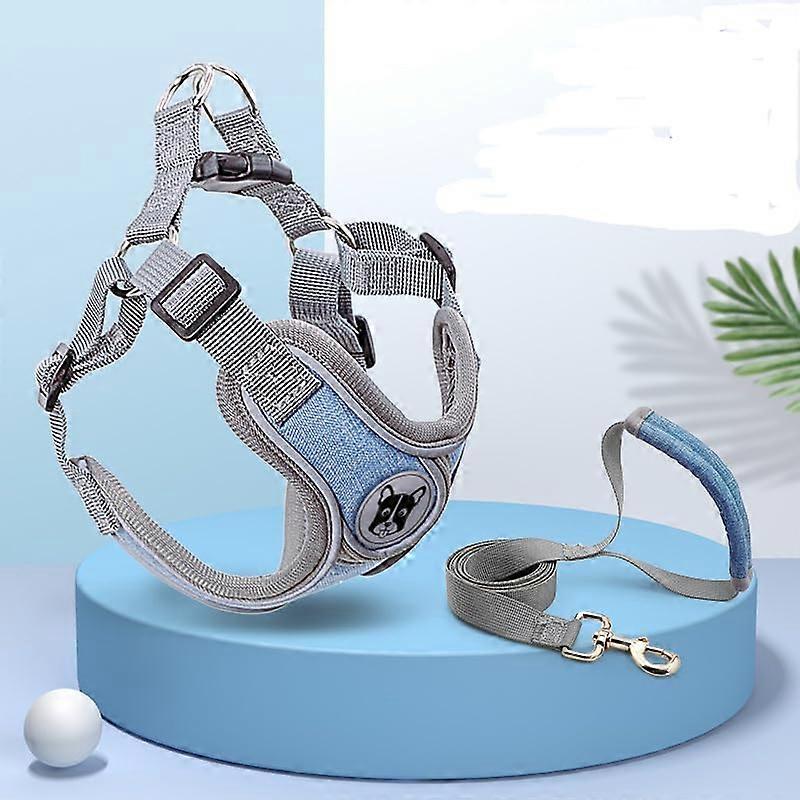 No Pull Reflective Dog Harness for Medium Dogs with Handle, Adjustable Breathable Padded Vest