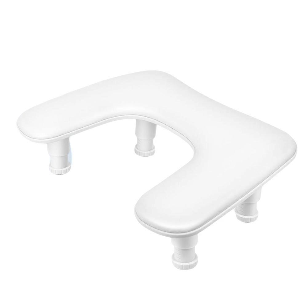 Manicure Arm Rest for Nails Tech: Adjustable Nail Armrest,White