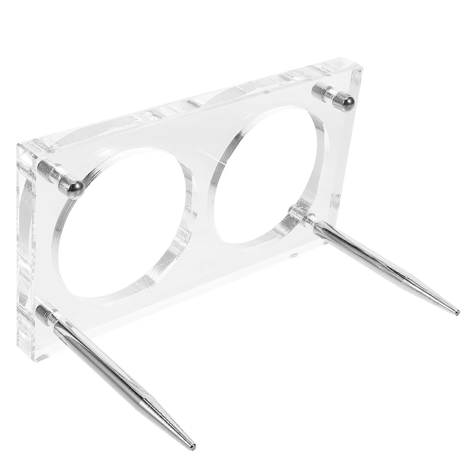 Durable 60mm Coin Display Case and Holder for Collectors, Protective Storage Organizer