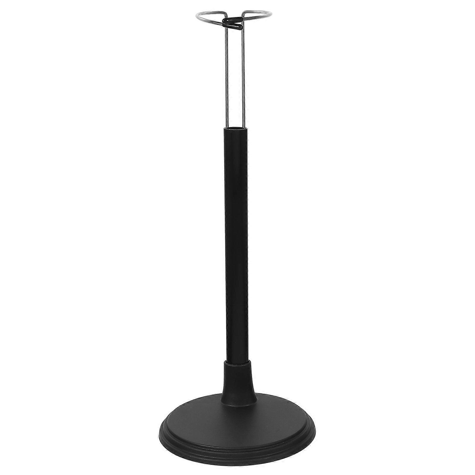 Doll Support Holder Round Base Doll Display Stand Adjustable Doll Standing Rack
