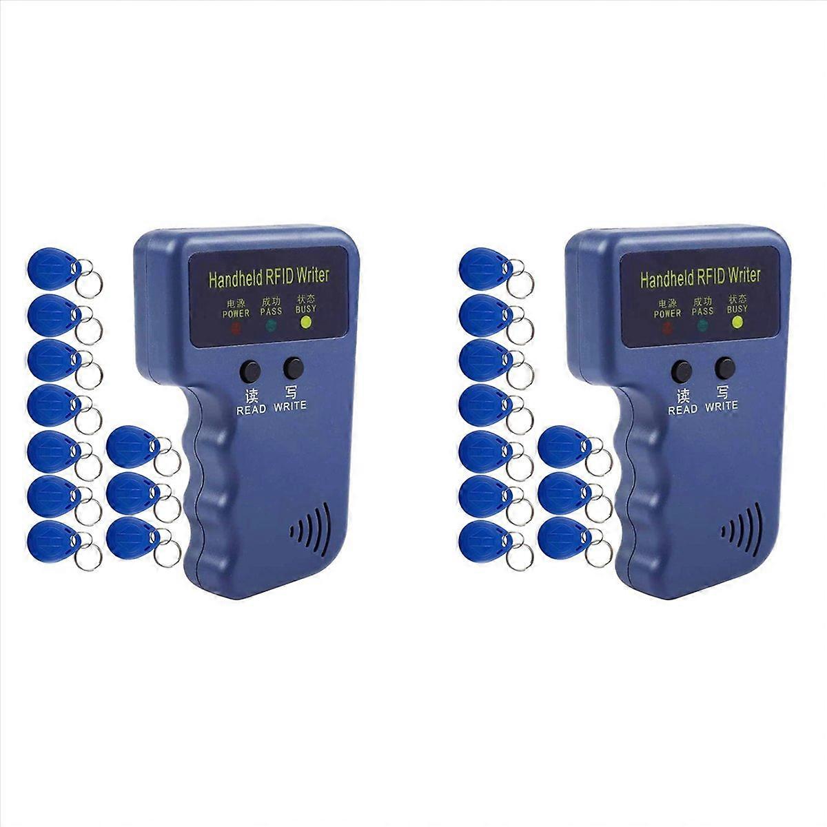 Handheld 125KHz RFID Reader Writer Duplicator Copier,with 10Pcs Cards
