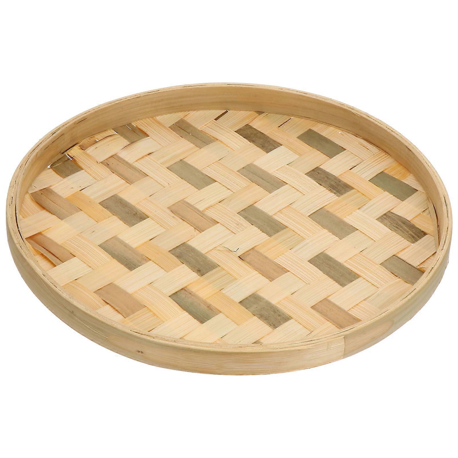 Bamboo Dustpan Household Filter Tray for Storage Use 1Pcs Bamboo