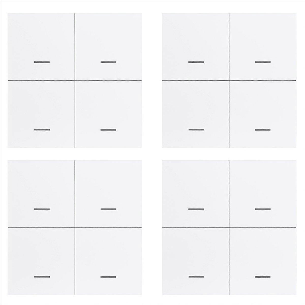 4X Tuya ZigBee Smart Scene Switch 4 Gang Smart Switch 12 Scene Switch Push Button Controller Support