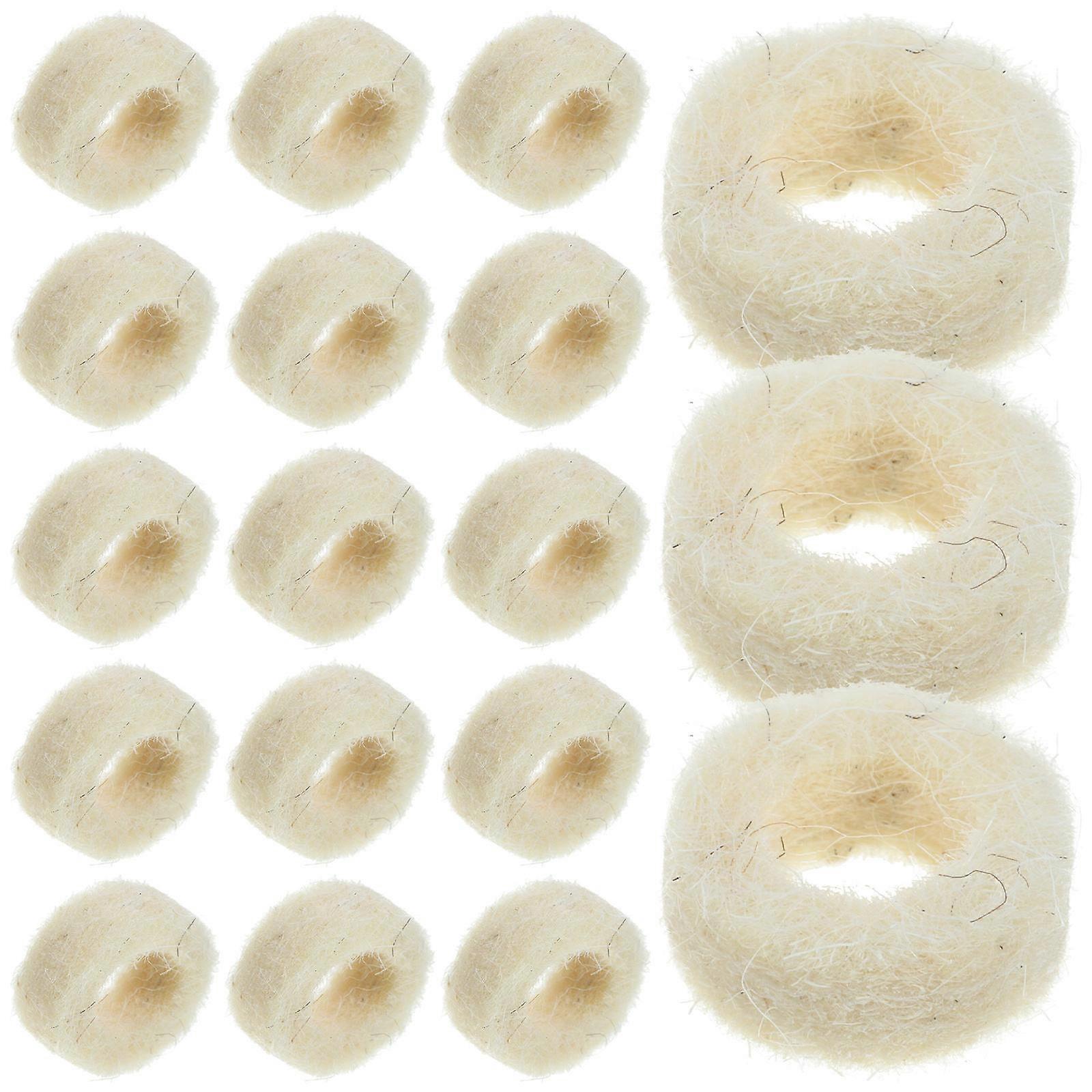 Felt Washers Wool Felt Washer for Mechanical Equipment Replacement 100Pcs Set