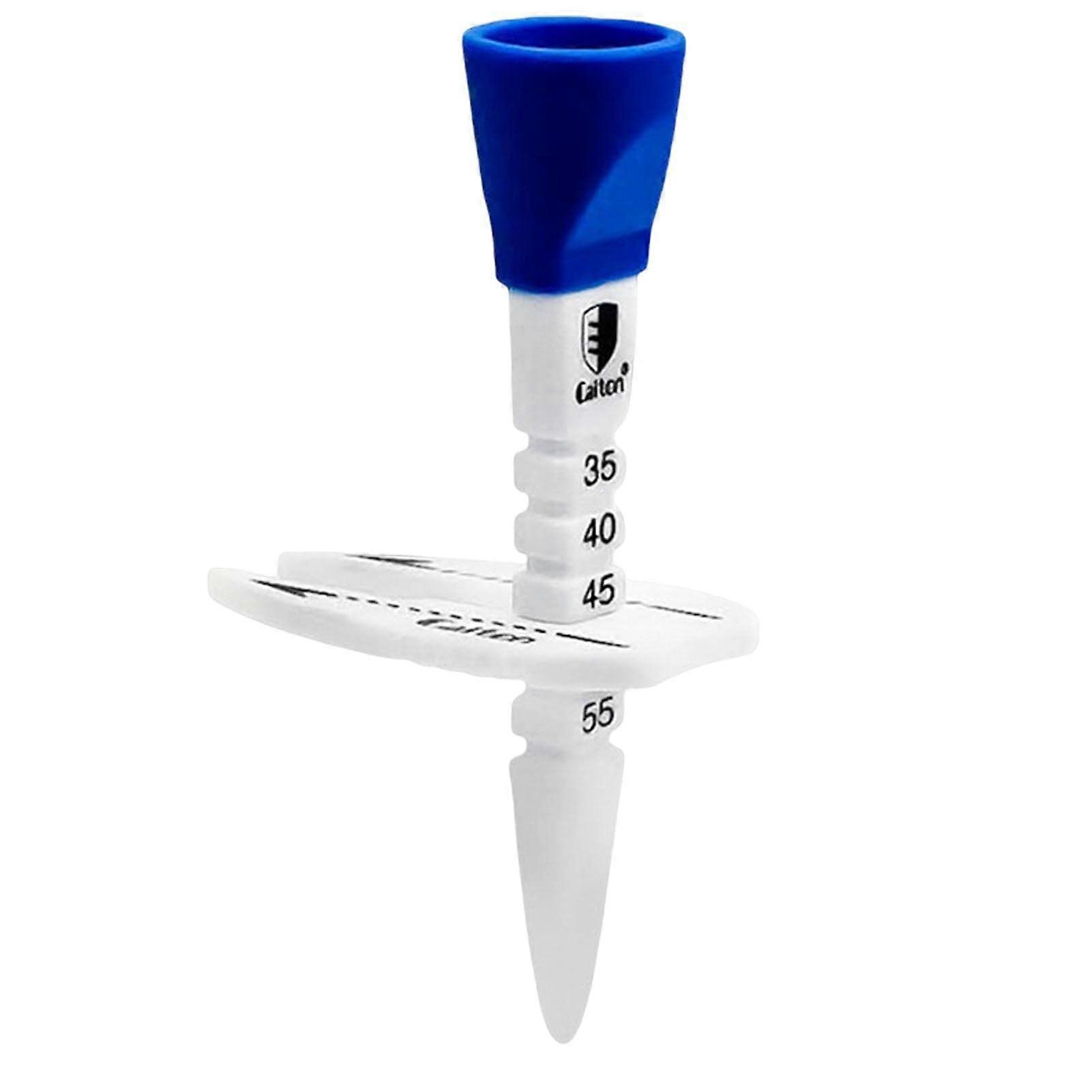 Adjustable Golf Tee with Large Head Reduced Friction Design, Durable Silicone for Driving Range