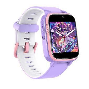 Kids Smart Watch with Dual Camera, Educational Games, Pedometer, Touchscreen, Purple Finish