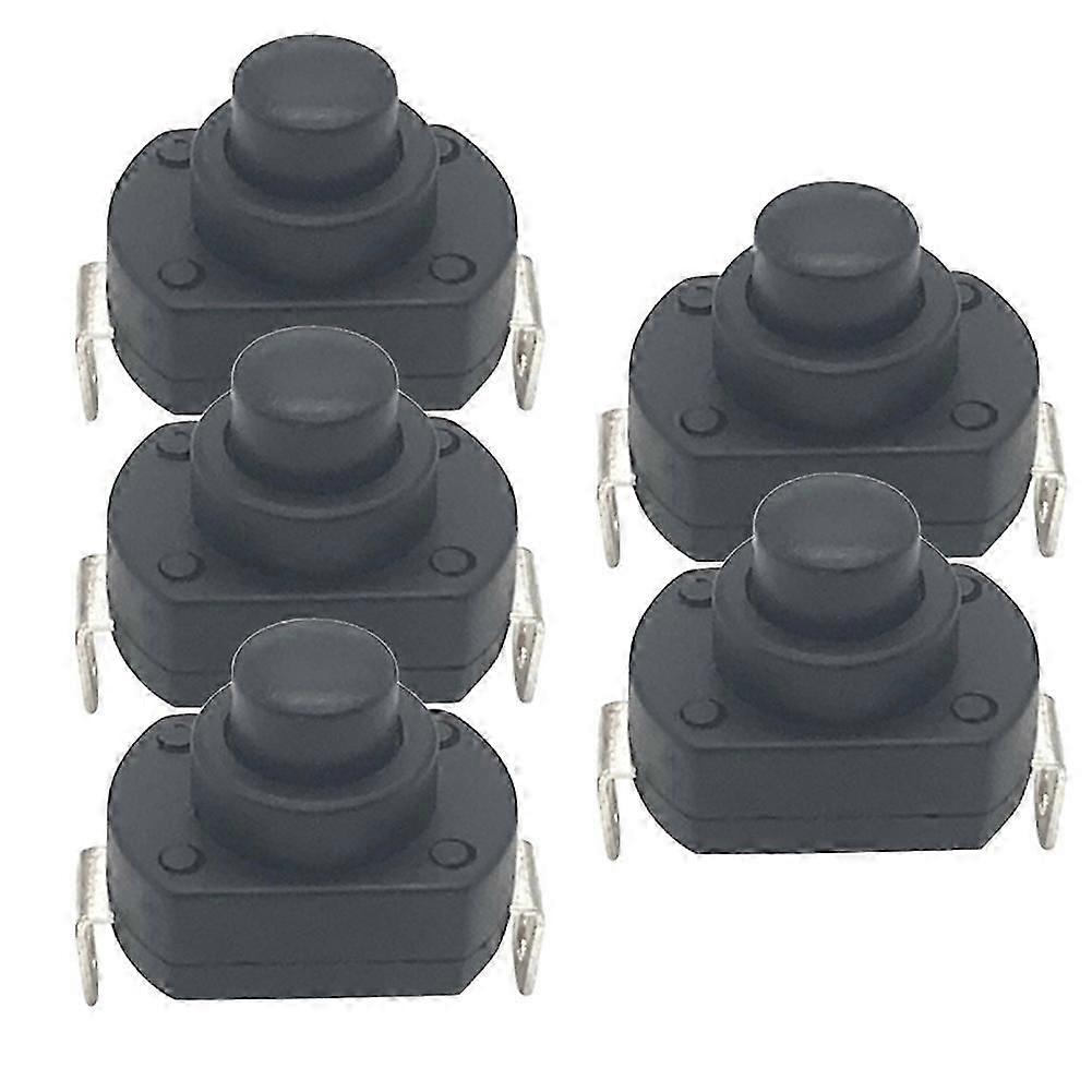 Flashlight Switch Button Power Self-Locking 6A Flashlight Button Ship-Type High Current Press to Pow