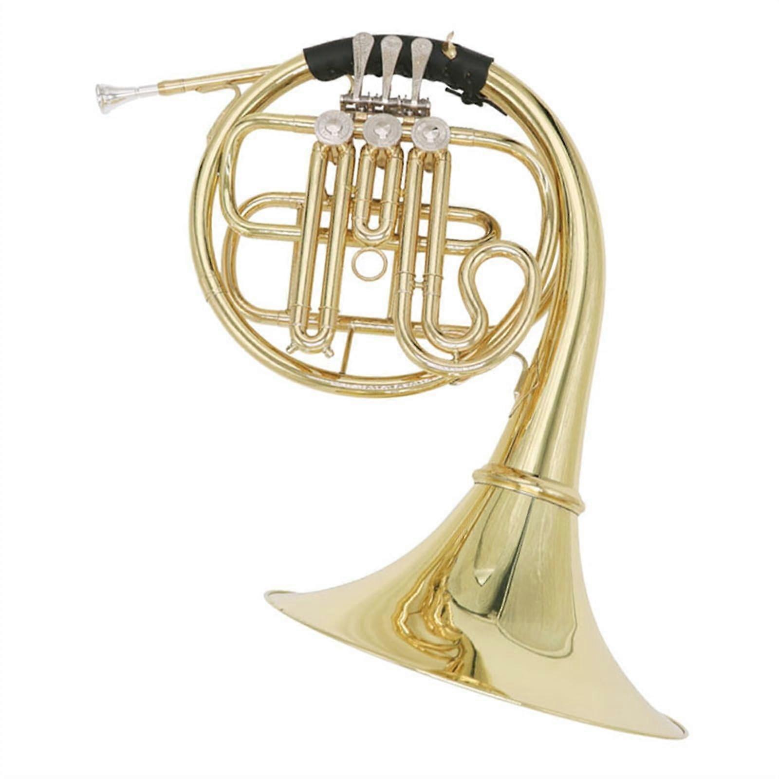 Professional Bb French Horn ThreeKey Single Row BeginnerFriendly Split Design for Adults