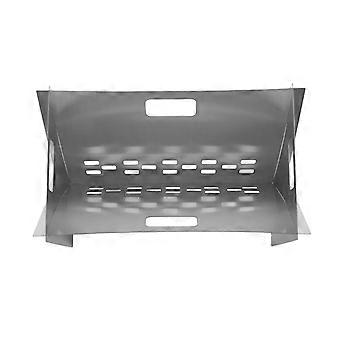 Camping Grill Stainless Steel Folding BBQ with Carry Bag, Compact Charcoal Grill for Outdoor Cooking