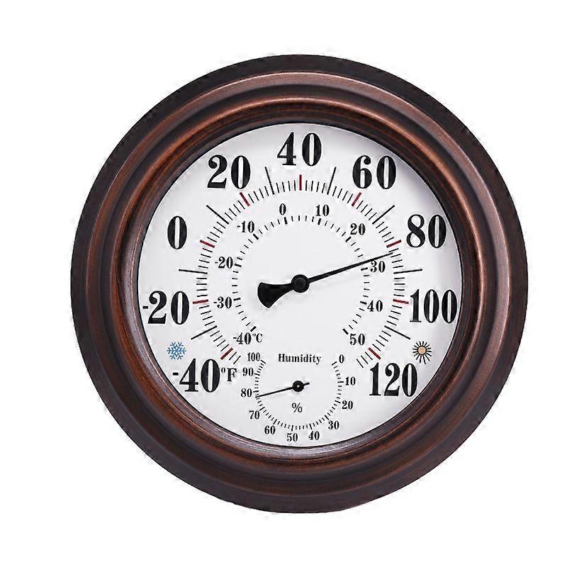 20cm Home Interior Decorative Temperature Hydrometer Wall Humidity Temperature
