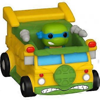 FUNKO Bitty POP! Ride: Teenage Mutant Ninja Turtles - Leonardo with Van (TMNT)  [COLLECTIBLES] Vinyl Figure USA import