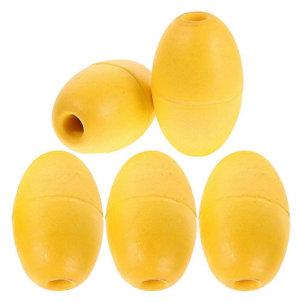 Marine Rope Float for Boat Anchor Function 25Pcs Yellow Buoy