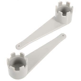 2Pcs Air Valve Wrench 6-Groove Spanner Kayak Valve Repair Tool for Inflatable Boat Kayak Grey