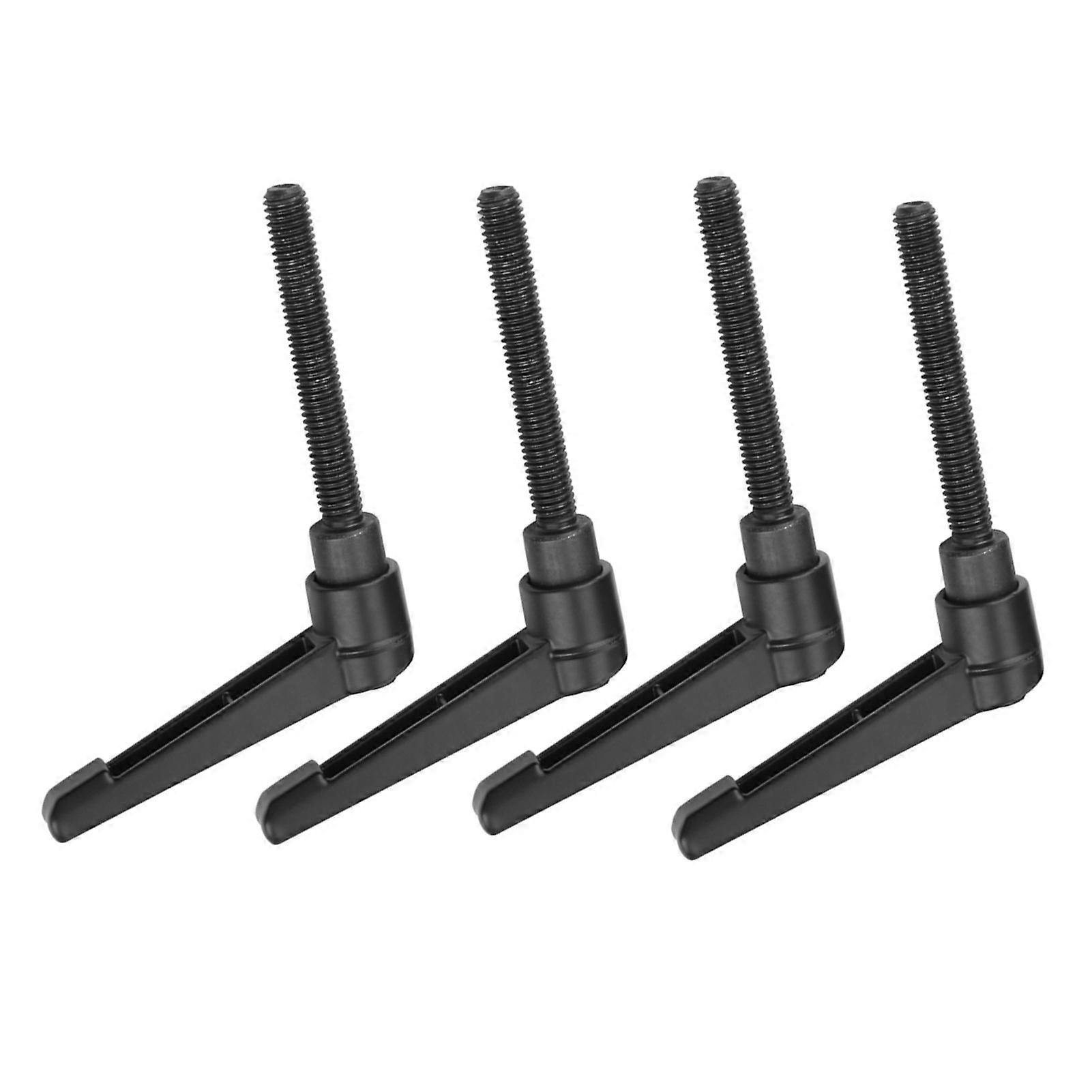 4PCS Metal Machine Knobs Adjustable Fixing Handle M6 Male Thread (40mm)