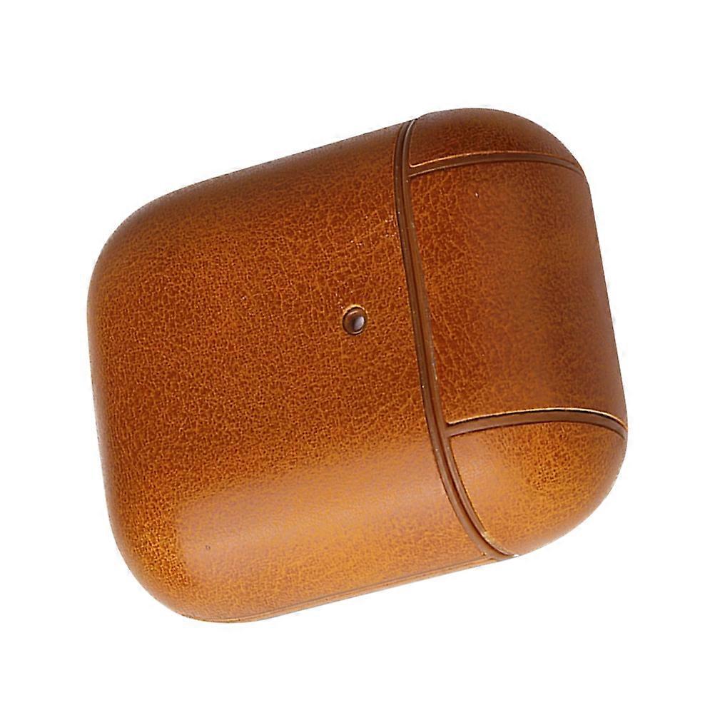 Light Brown Protection Case Wireless Earphone Case for Decoration