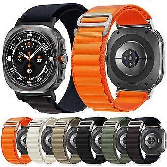 xDfind Silbernes Nylon-Uhrenarmband mit Schnalle