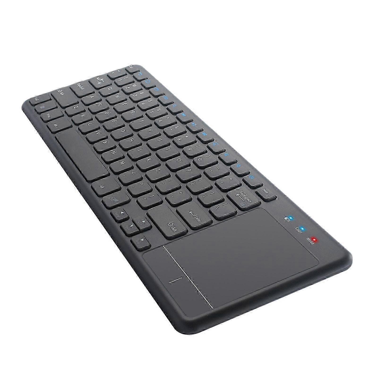 Wireless Keyboard with Touchpad 2.4G Slim Portable compatible withTablet Smart Computer