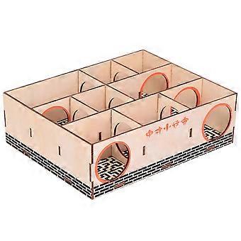 Hamster-Labyrinth-Tunnel aus Holz für Haustiere – Fördert die Gesundheit