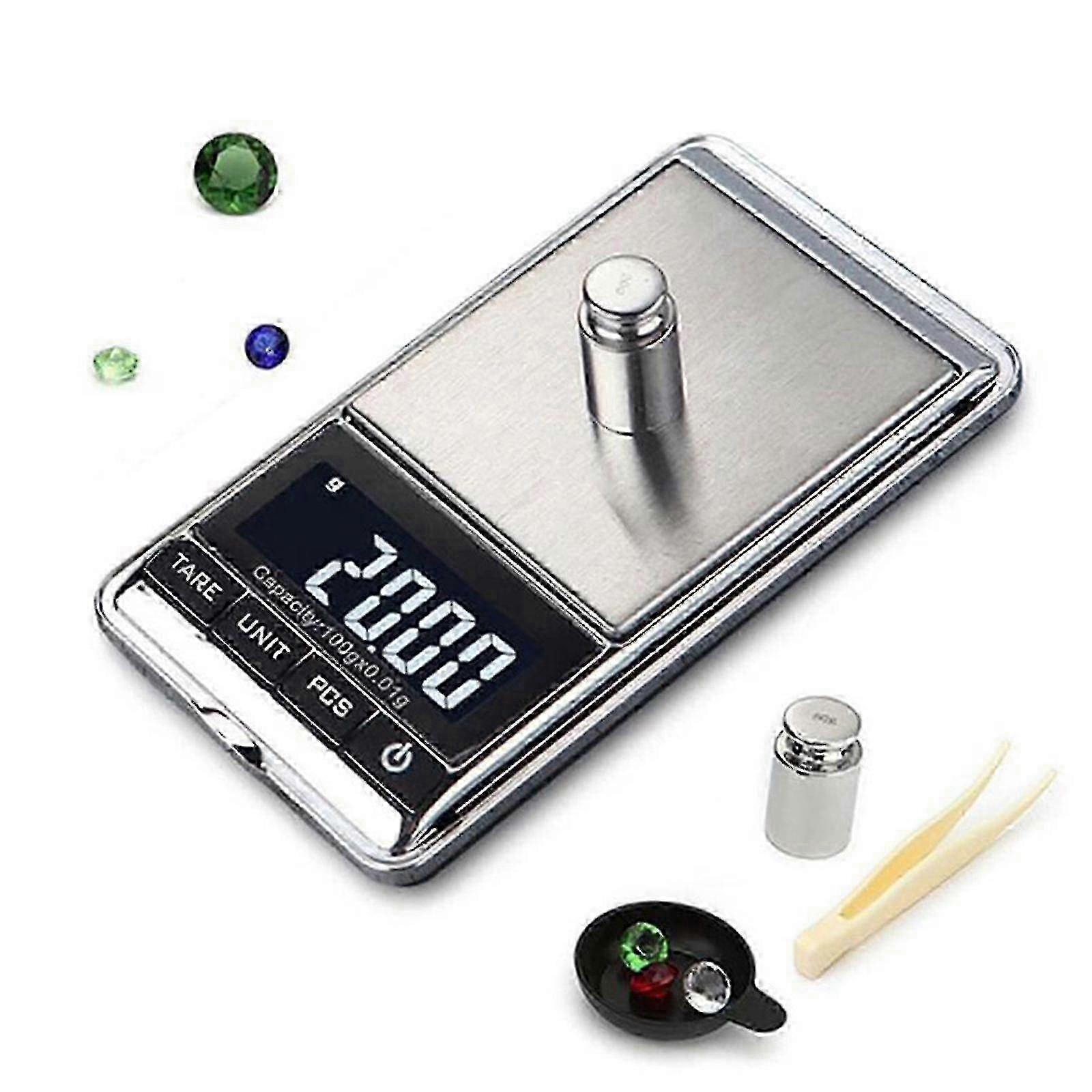 Gold & Silver Tester Set with Digital Gram Scale - Precious Metal Testing Kit