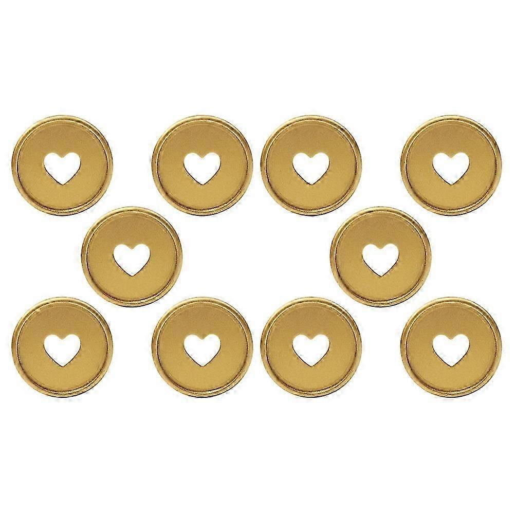 ABS Binder Discs Loose-Leaf Binding Buckles for Student 10Pcs Bundle