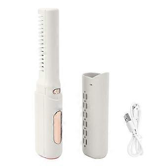 Oplaadbare Mini Stijltang 3 Instelbare Temperatuur 2000mAh Anti Scald Type C Draadloze Stijltang voor Alle Haartypes Kaki