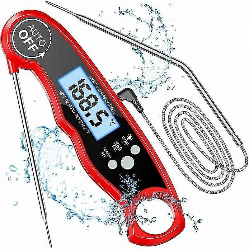 Kitchen Thermometer, Instant Read Cooking Thermometer with 40" Foldable Probe