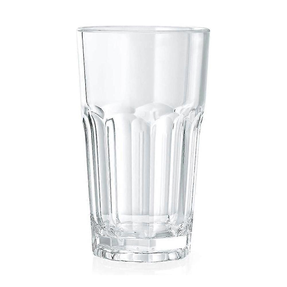 4 Pieces Break-proof Reusable, Acrylic Drinking Cup, 420ml Octagonal