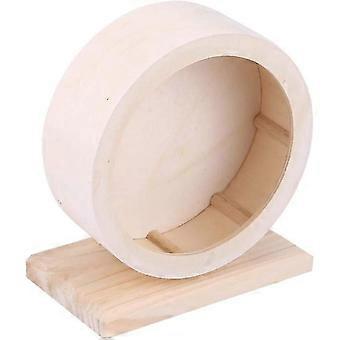 Hamster Running Toy, Wooden Exercise Wheel Morsomme kjæledyr Running Wheel Natural Running Tools