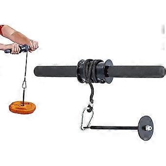 Entrenador de antebrazo, Rodillo de muñeca para antebrazos, Entrenador de antebrazo, Accesorio para entrenamiento de agarre, Herramienta de fuerza de antebrazo