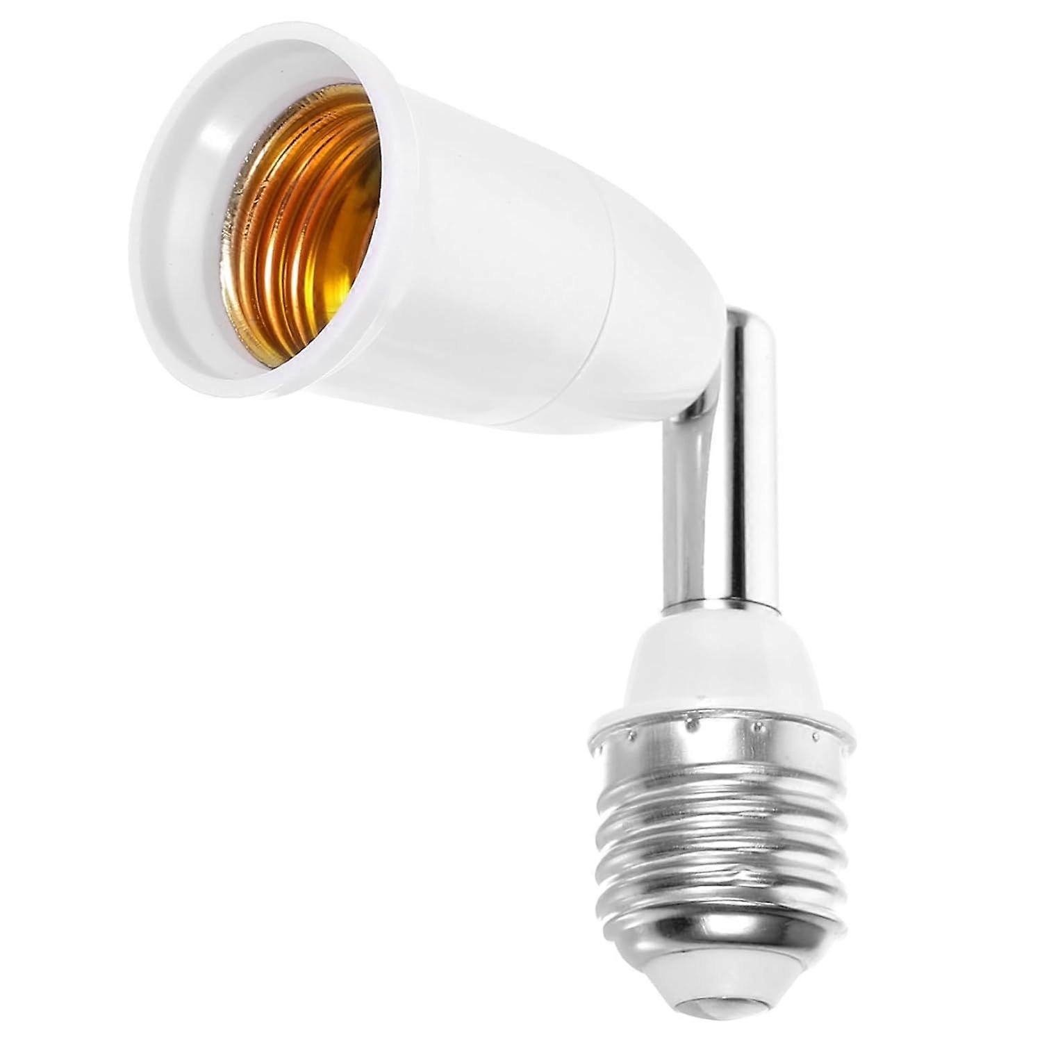 Flexible Socket Adapter with Rotating Bulb Base Extender, Convenient for Lighting and Lamp Replacement