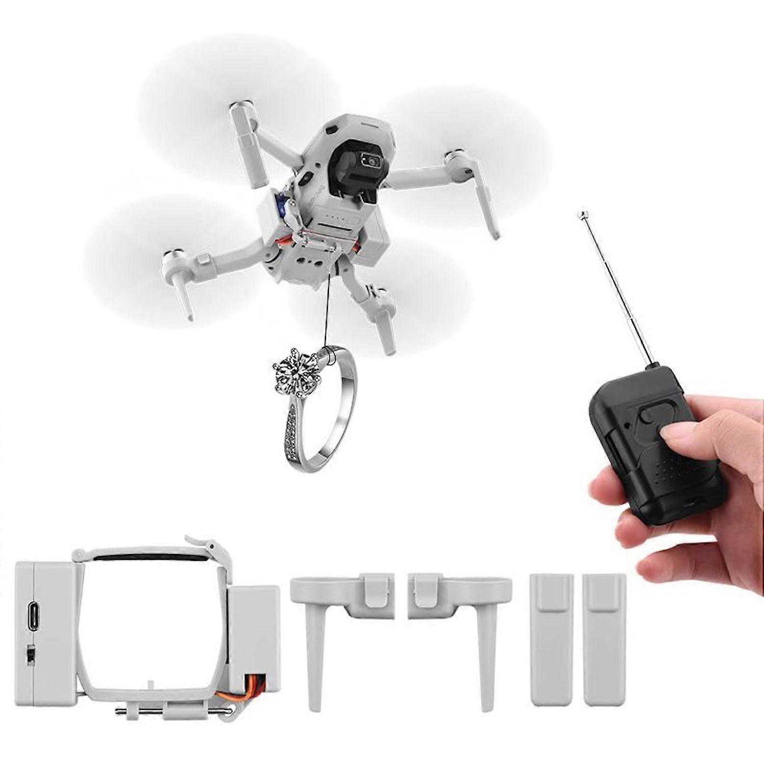 For DJI Mini 2 / Mavic Mini Air-Dropping System Thrower Grey