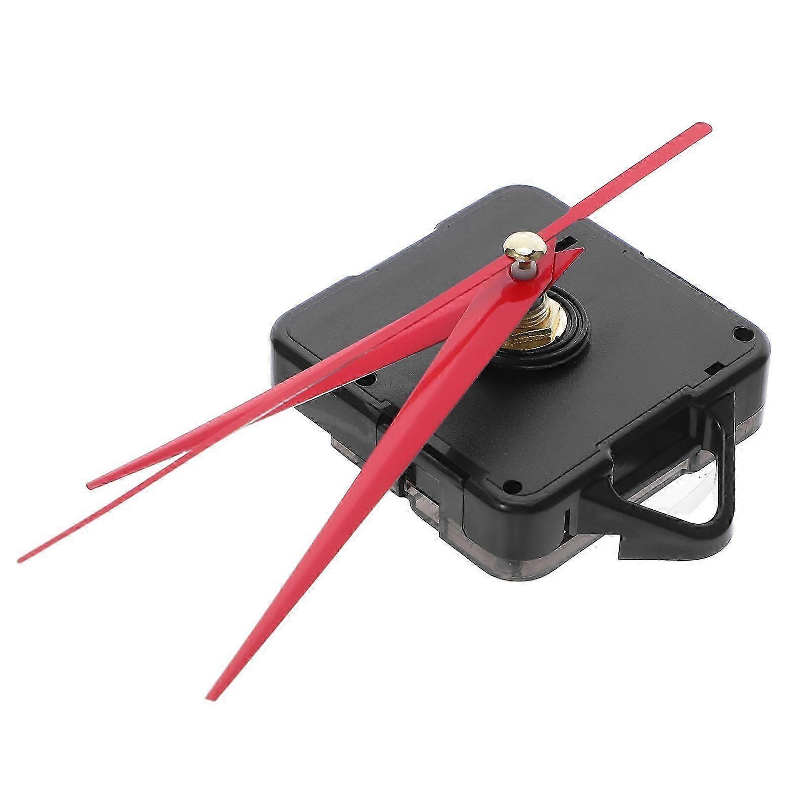 Movement Kit Clock Red Simple Wall Clock Movement Kit Set 4Pcs