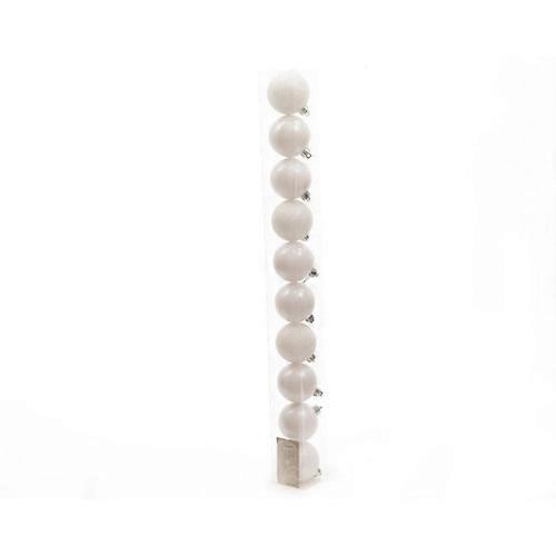 Kaemingk Plain Shatterproof Baubles (Pack Of 10)