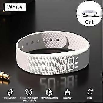 Multi-Functional Digital Watch with Alarm Pedometer Stopwatch, Luminous Display, Unisex Minimalist Sports Wristwatch for Students