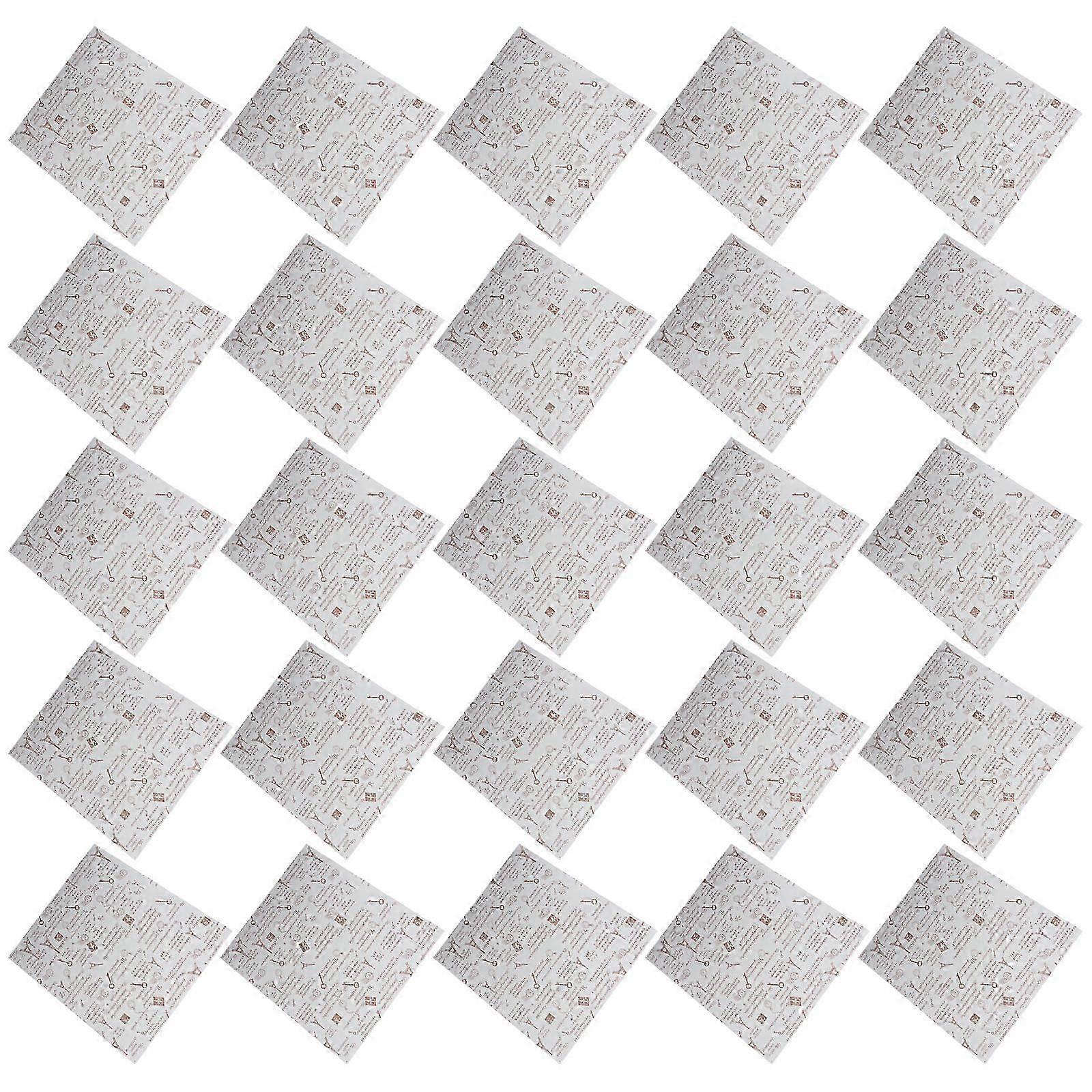 Waterproof Oil-proof Wrapping Paper | 50 Sheets for Baking, Food Storage, Party