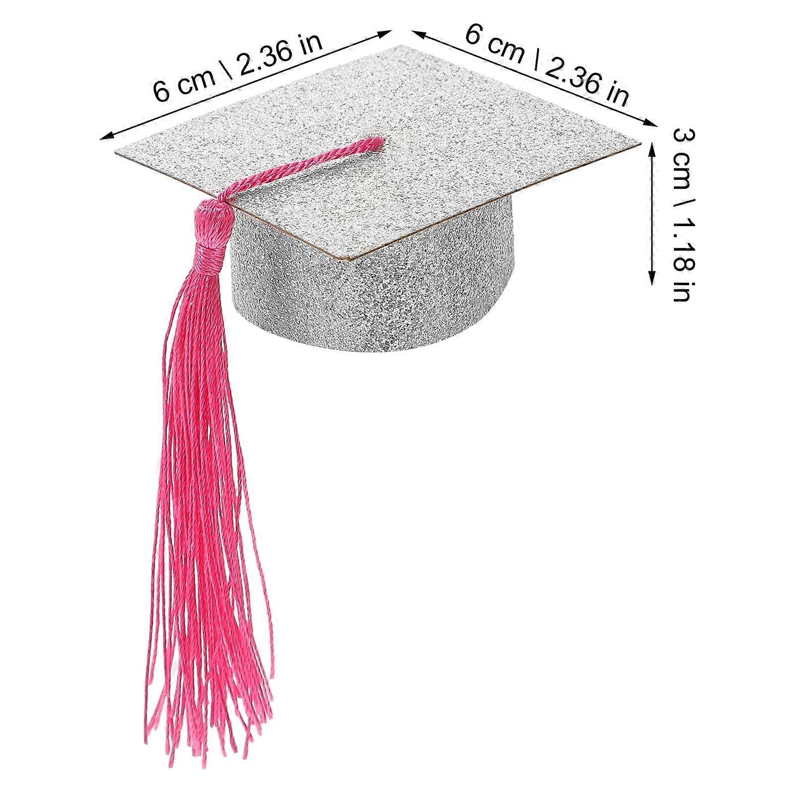 10 Mini Graduation Cap Cup Sleeves