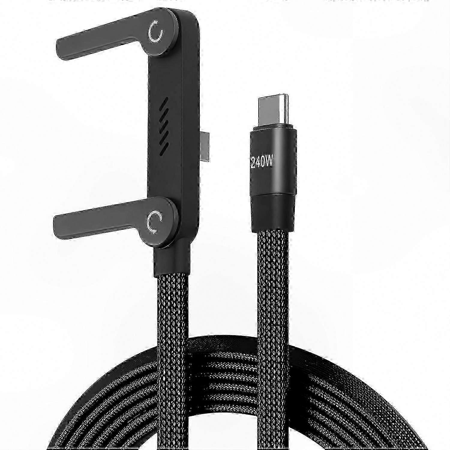 Foldable Charging Stand with Type-C Cable for Phone and Tablet Devices