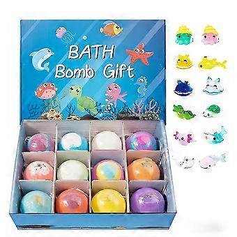12 Pack Bath Bomb Gift Set,Colorful Bubble Bath Bombs Aromatherapy Spa Set Easter Gift for Kids Boys Girls