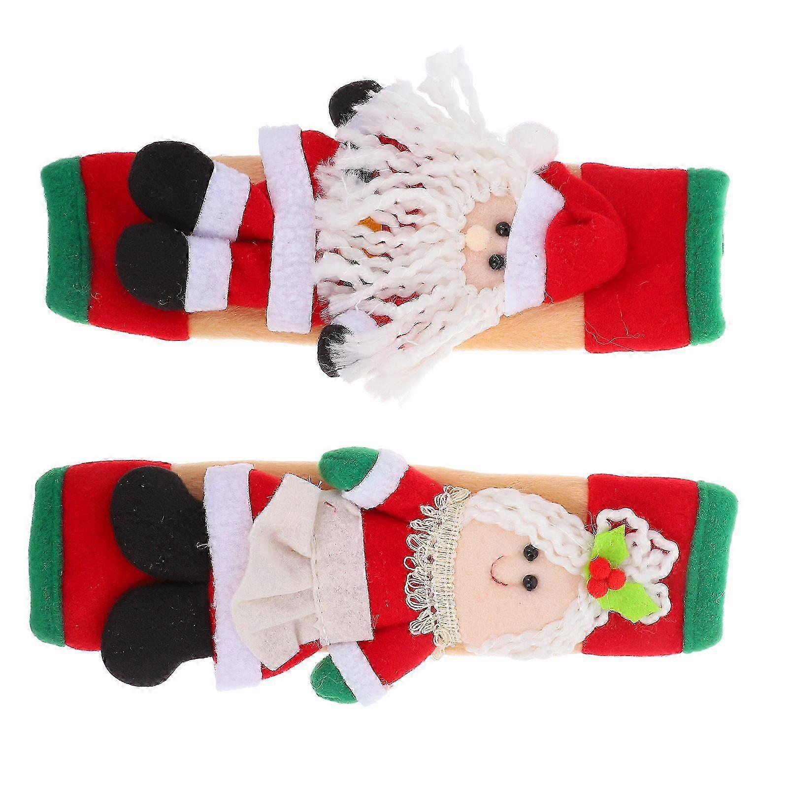 Decorative Handle Cover for Refrigerator with Xmas Theme 2Pcs Set