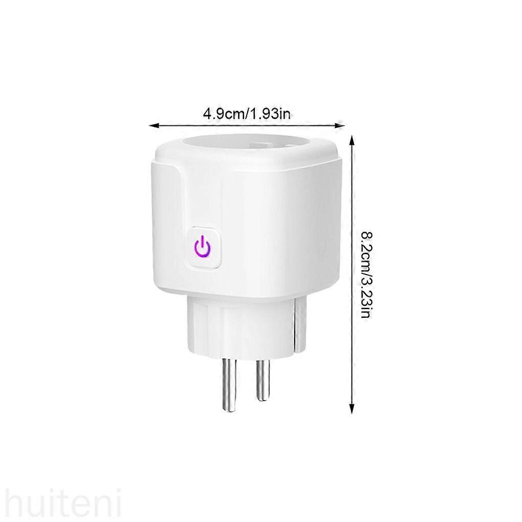 EU plug smart power socket 10A WiFi wireless control graffiti switch portable travel shared electronic socket with indicator light