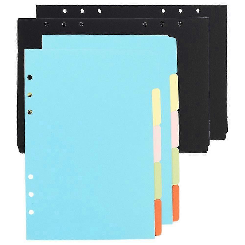 Assorted Color Paper Binder Dividers for Notebook 16Sets Practical Tabs