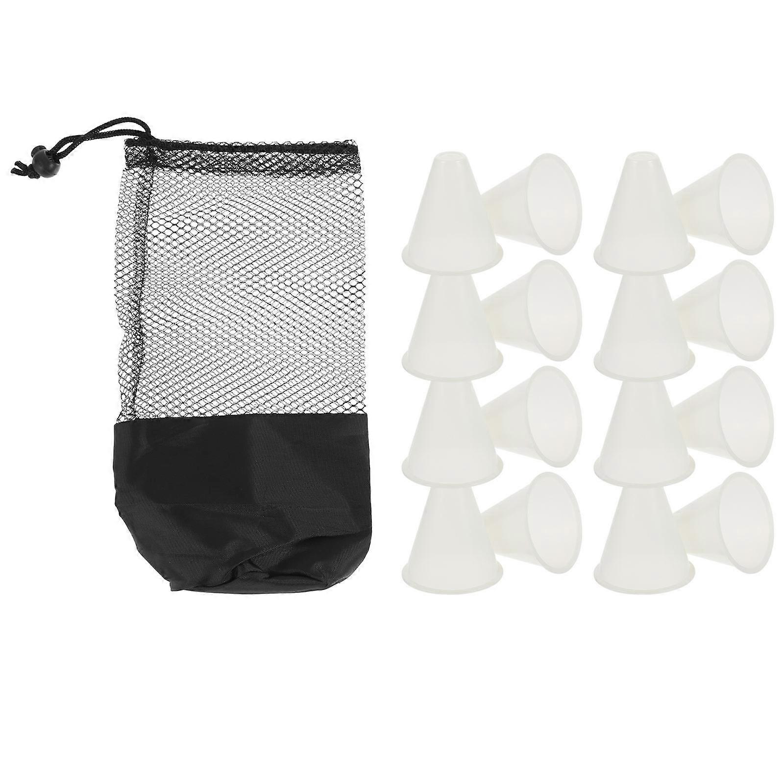 Exercise Accessories Small Cone Roller Practice Cones Small Marker Cones Windproof Roadblock Slalom Cones
