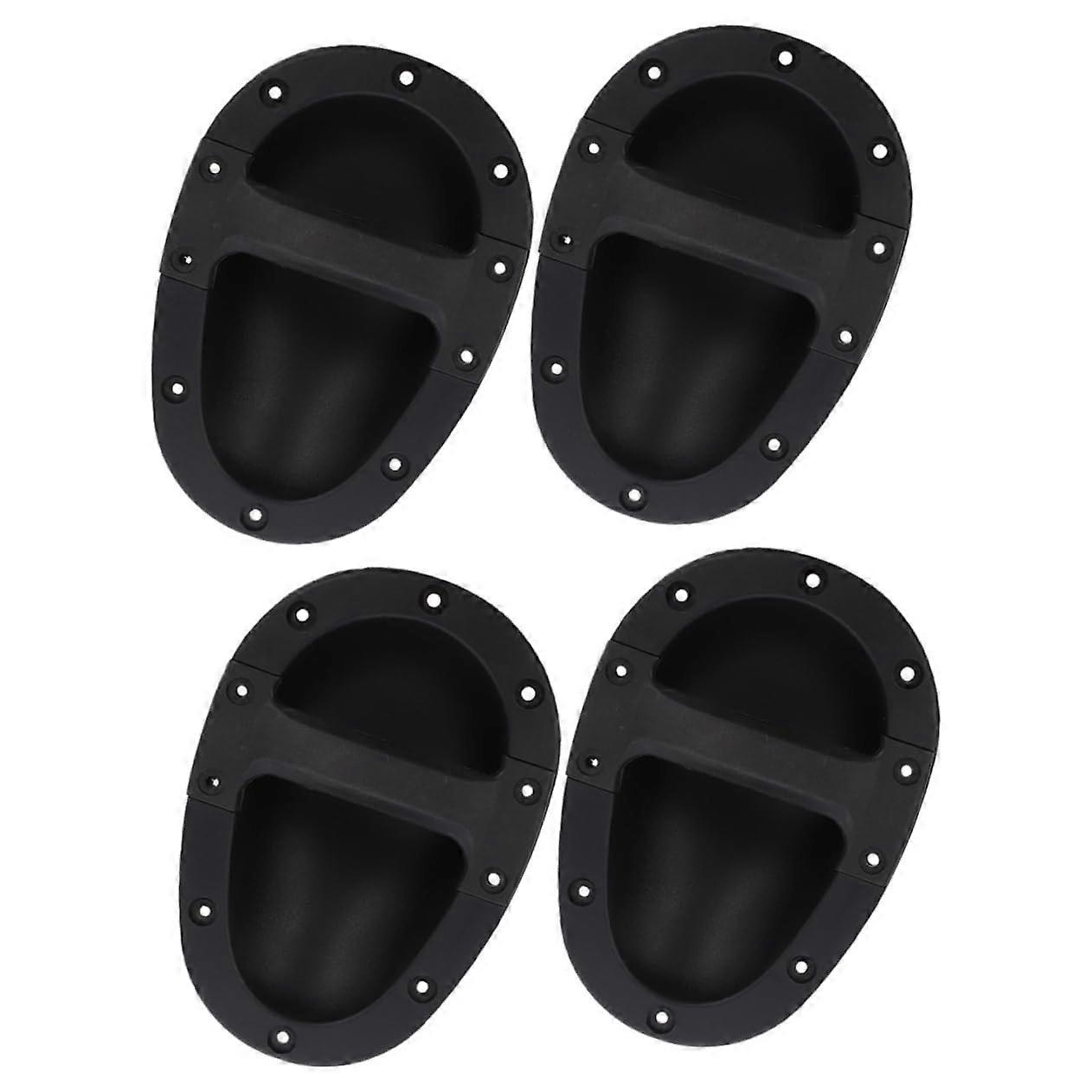4pcs Speaker Handle Replacement Durable ABS Amplifier Handle for Speaker Cabinets Stage Use